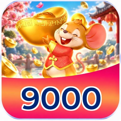Interface da plataforma 9000 mostrando slots populares e bônus de boas-vindas